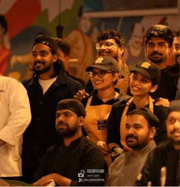 Delicious pastries showcase